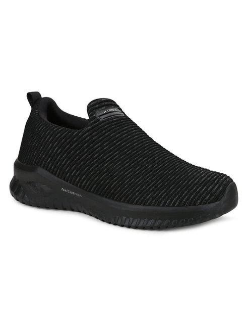 AIM PLUS Black Men's Walking Shoes